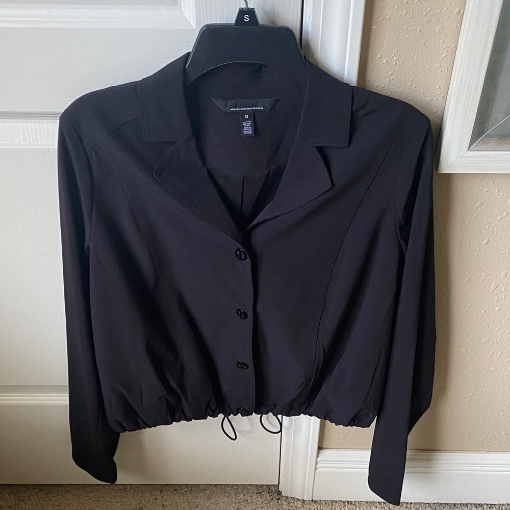 White House Black Market  black jacket